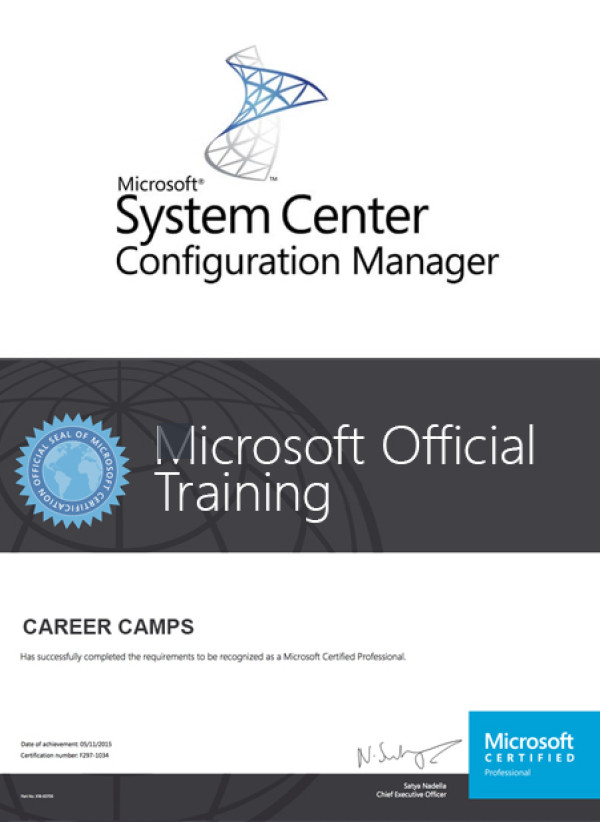 MCS System Center Configuration Manager (SCCM) Certification Camp