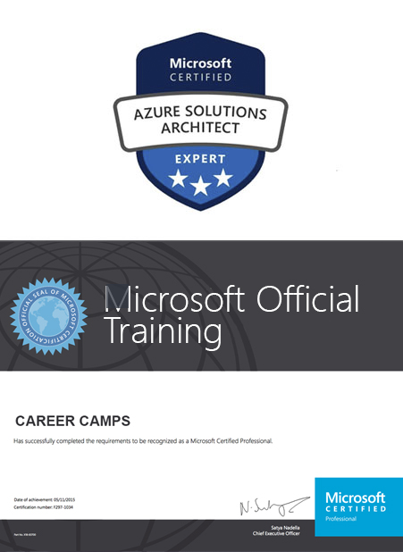 MCE Microsoft Azure Solutions Architect Certification Camp ...